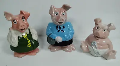 Buy NATWEST WADE PIGS Ceramic Money Boxes With Original Stoppers (1 AF) - V33 • 30£