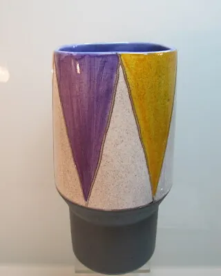 Buy Ceramic Vase 60s 70s Design Great Colors Collectible (DM) • 35.35£