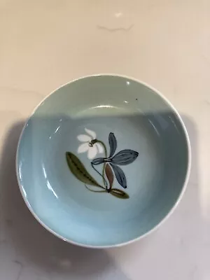 Buy Wedgwood Susie Cooper Design Pin / Trinket Dish Blue Floral  1960’s • 4.50£