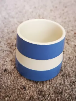 Buy T G Green Blue Cornishware Tapered Eggcup, Judith Onions Backstamp • 3£