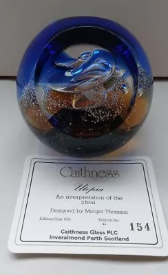 Buy Caithness Glass 'Utopia’ Limited Edition (154/438) Paperweight, Margot Thomson • 55£