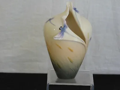Buy Franz Fine Porcelain Dragon Fly Art Pottery Vase • 201.40£