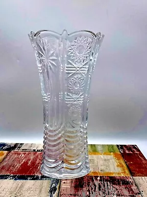 Buy Vintage Crystal Vase Super Heavy Tall High Quality  • 119£