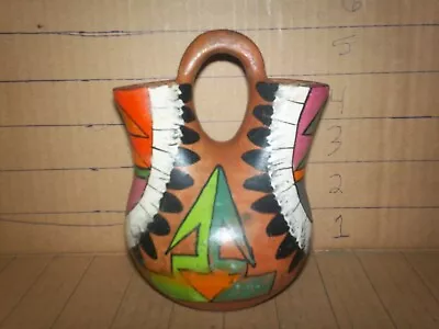 Buy Vintage  Pottery Native American Wedding Vase • 14.25£