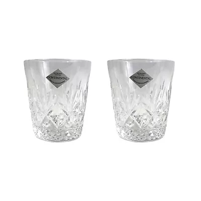 Buy The Continental Collection Edinburgh Crystal 2 X Whiskey Spirit Drinking Glasses • 34.50£