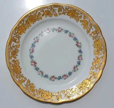 Buy Antique Hammersley Gold Encrusted Floral Plate For Ovington Brothers 1843-84, 9  • 23.63£