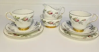 Buy Vintage Paragon Tea Set For 2 Bridal Rose Tea Cup Milk Sugar English China • 0.99£
