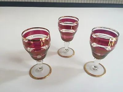 Buy 1930/40’s Sherry / Wine Glasses • 10£