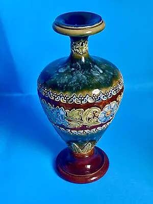 Buy 19th Century Doulton Lambeth Stoneware Vase • 125£