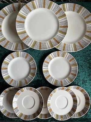 Buy MIDWINTER Marquis Of Queensberry ‘SIENNA’ DINNER TEA SIDE PLATES & SAUCERS • 19.95£