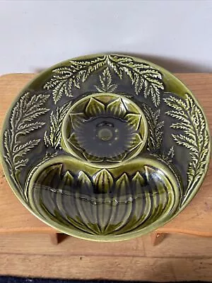 Buy Mid Century Casa Pupo London Green Artichoke Plate/Nibbles Dish Vintage • 24£
