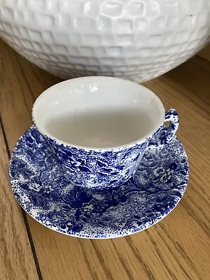 Buy Laura Ashley ‘Rare’  Blue Chintzware Blue Cup And Saucer • 19.50£