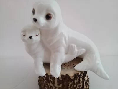 Buy Royal Osborne Seal Mum With Baby Bone China Figurine  F2m • 6.01£