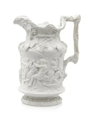 Buy Antique Charles Meigh Bacchanalian Dance / Rubens Stoneware Moulded Jug C1844 • 149.99£