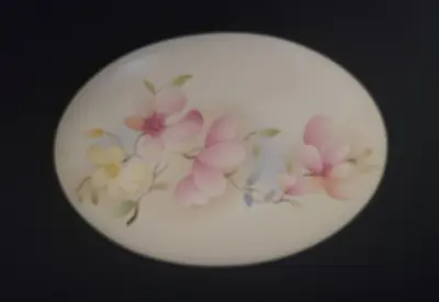 Buy Vintage Aldridge Pottery Trinket Pot With Lid Lovely Floral Design 15cm Long • 0.99£
