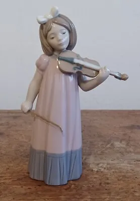 Buy Lladro Nao - Girl With Violin 1034 - L/N 1431 • 20£