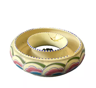 Buy Art Deco Ring Posy Vase - Honiton Pottery Devon • 9.99£
