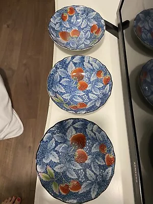 Buy Vintage? Japanese Arita SIL Porcelain Shallow Bowl/dish Set Of 3 Collectable • 19.99£