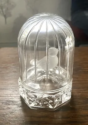 Buy Clear Glass Vintage Round Birdcage Ornament Figure • 15£