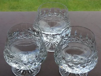 Buy 3 X Tyrone Crystal ROSSES Brandy Goblets  - Ex Cond  • 24.99£