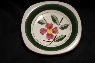 Buy UNUSUAL Stangl Trenton Jersey Pottery Plate Green Dogwood Pattern   • 10.41£