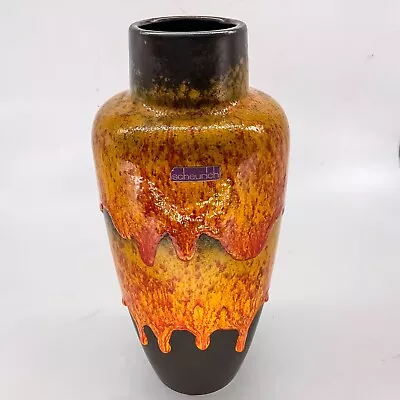 Buy Incredible Scheurich Fat Lava German Pottery Vase 517 30cm • 175£