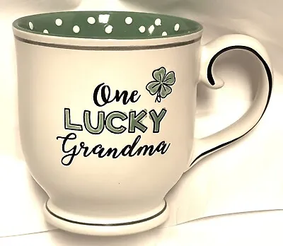 Buy One Lucky Grandma St Patrick’s Day Mug Ceramic Stoneware Spectrum Designz 17oz • 10.54£