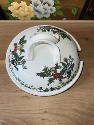 Buy Portmeirion Christmas Holly & Ivy Replacement Lid For Soup Tureen • 0.99£