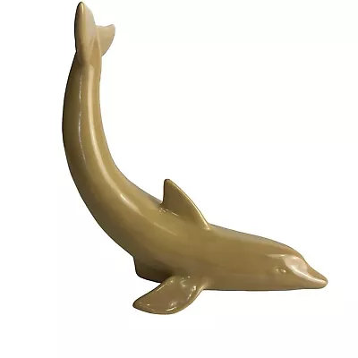 Buy Jaru California Pottery Yellow Whale Dolphin Statue Figurine Home Decor MCM • 64.73£