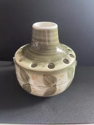 Buy Beautiful Vintage Jersey Pottery Pot Pouri Pomander Vase H3.75” Art Pottery VGC • 10£