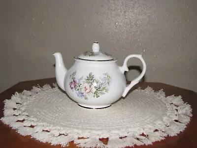 Buy Vintage Sheltonian English Bone China Floral Teapot Used Pre-Owned • 23.71£