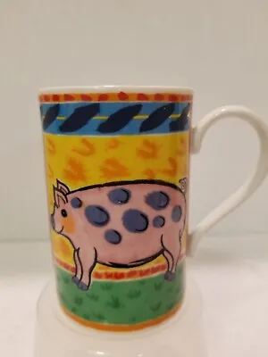 Buy Farmyard Dunoon Coffee Mug Tea Cup With Chicken And Pig Designed By Jane... • 11.60£