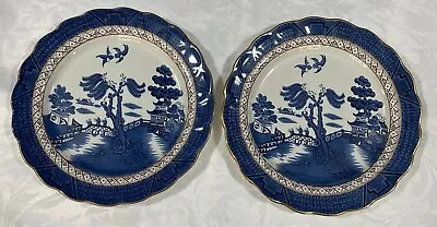 Buy Vintgage Booths Real Old Willow Plates 10.25  Diameter 2 Off • 15£