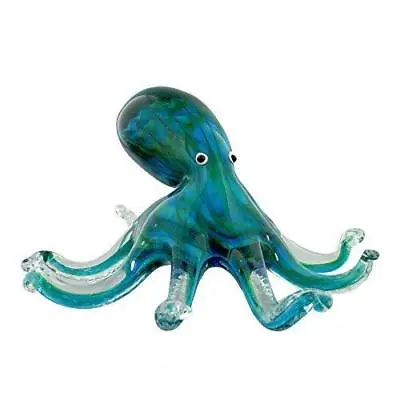 Buy Glass Animal Paperweight/Ornament ~ Figure/Figurine - OCTOPUS (Large) Boxed • 37.50£