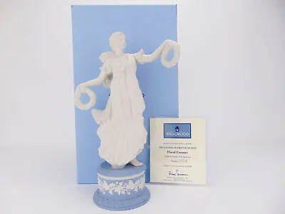 Buy Wedgwood Figurine Dancing Hours Floral Coronet Limited Edition Lady Figures Blue • 199.99£