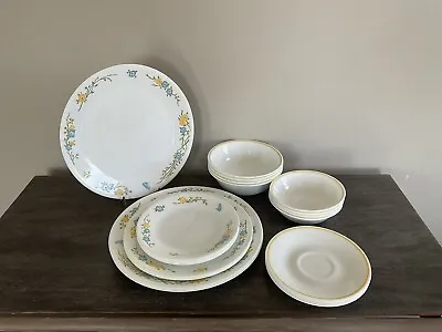 Buy Corelle By Corning Traditions Dinnerware FLIRTATION 22 Pc Floral Butterfly READ • 62.45£