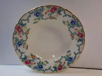 Buy Vtg Royal Cauldon China EST 1774 Victoria Floral Rimmed Soup Bowl England 8 3/8  • 28.54£