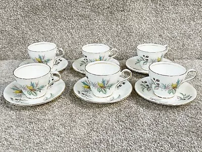 Buy Vintage Bone China Tea Cup And Saucer Set Aynsley Berry Lane Pattern Tea Set • 49.99£