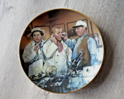 Buy The Three Stooges Dr Howard Fine Howard Ltd Ed Plate Vintage 1998 Franklin Mint • 12.99£