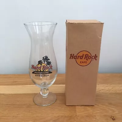 Buy Hard Rock Cafe Hurricane Glass Edinburgh - With Box - Collectable Glassware • 15.50£