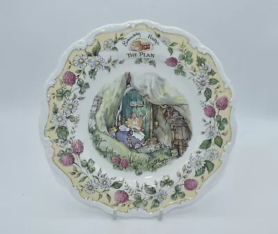Buy Royal Doulton Brambly Hedge The Plan 8  Plate. With Original Box • 30£