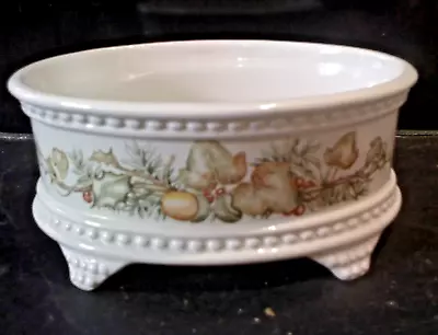Buy Royal Winton Albany Wintertime Footed Planter/Bowl Christmas Holly Ivy Exc • 15.99£