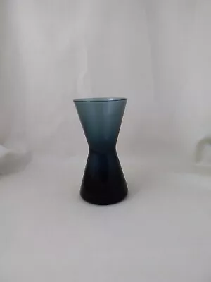 Buy Vintage Waisted Vase In Soda Glass • 23£
