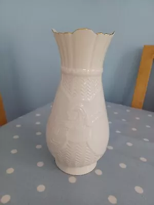 Buy Vintage 1980s Signed  Donegal Celtic Parian Vase • 12£