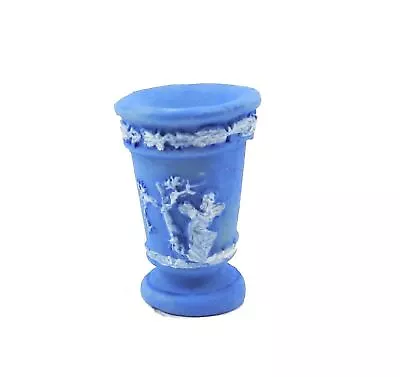 Buy Dolls House Wedgwood Blue Jasper Vase Miniature 1:12 Scale Accessory • 2.50£