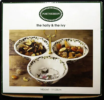 Buy Portmeirion The Holly & The Ivy 11 Inch Tribowl : Nuts, Nibbles Etc - BNIB • 17£