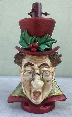 Buy Katherine’s Collection Christmas Bust Top Hat Man Head Stand Glasses RARE!! • 287.71£