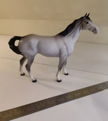 Buy Beswick 1182 Swish Tail Horse Grey Matte VGC • 25£