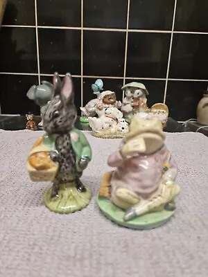 Buy Beatrix Potter Little Black Rabbit And Jeremy Fisher Figures Beswick • 4.70£