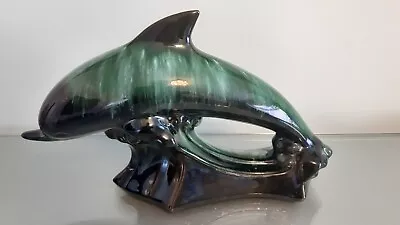 Buy Very Large Vintage Blue Mountain Pottery Dolphin – 16” Long • 19.99£